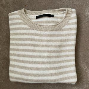 Everday Sweater in Oatmeal/Ivory Stripe